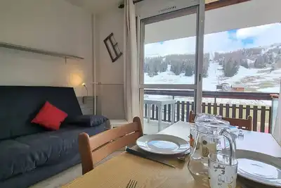 Image de Studio cosy à 50m des pistes avec Wifi et parking