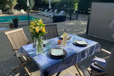 Image de Gite1 T3 avec Piscine au cœur des vignes