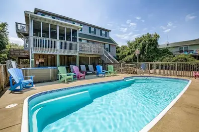 The Three Fish Inn | 1, 110 ft. to the beach | Private Pool, Hot Tub