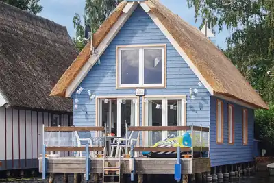 Image de Belle maison à Mirow avec sauna