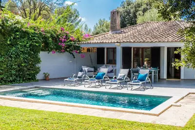 Image de Maison avec piscine et jardin Casa Pequeña à Majorque.