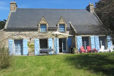 Image de ĂŽle aux Moines, plein sud, familiale, 10p, calme