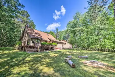 Image de Riverfront Oconto Cabin w\/ Fire Pit & Yard!