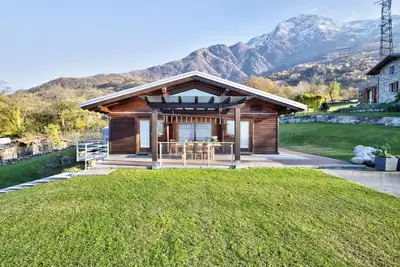 Image de Villa pour animaux \"Chalet Inganna\" avec vue sur le lac, jardin et Wi-Fi