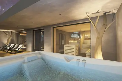 Image de Appartement \"Waidacherhof Wald\" avec vue sur les montagnes, balcon et Wi-Fi