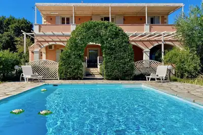 Beach Villa Petros with private pool