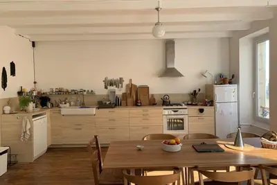 Image de Grand appartement dans maison d'armateur à 2 min de la plage