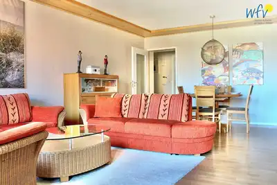 Image de Comfortable vacation apartment with sunny balcony - ideal for your family vacation a