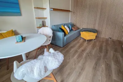 Image de Haus Kiebitz vacation apartment Strandkörbchen on Borkum with balcony and Wlan