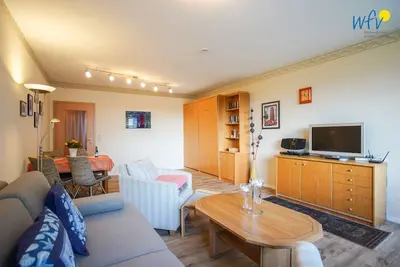 Image de Quietly located and yet in the middle of the island of Borkum is the apartment