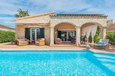 Image de Villa « Casa Mayor Strand Es Trenc à 5 min » avec piscine privée, Wi-Fi et climatisation