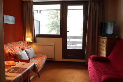 Image de Studio charmant au pied des pistes, balcon sud, parking gratuit, animaux acceptés!