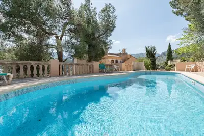 Appartement de vacances Montemar 36 avec vue sur la mer et les montagnes, connexion Wi-Fi, piscine et terrasse ; parking disponible