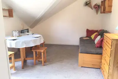 Image de Studio Mezzanine 4 Pers, Proche Pistes et Commerces, Balcon Est, Animaux Bienvenus