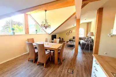 Image de Apartment Kaiserblick approx. 86 sqm in the village center up to 4 persons, balcony, 2 separate bedrooms