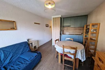 Studio pied des pistes vue sur la Muzelle
