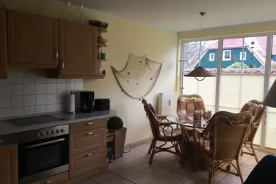 Image de Beachfront apartment with terrace and garden view