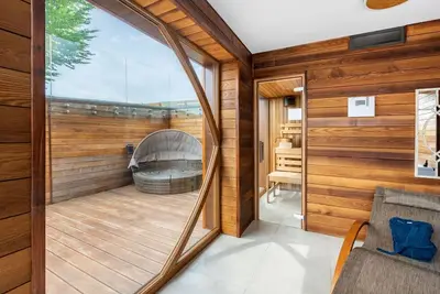Image de Maison de vacances privée avec Wifi, climatisation, bain à remous, Tv, patio, vue panoramique