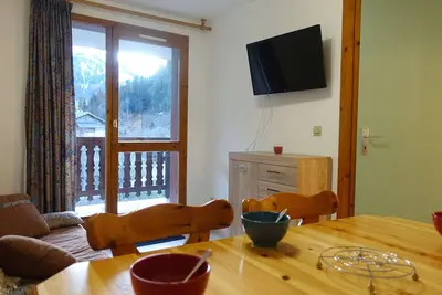 Image de Appartement 4 pers avec balcon plein sud, proche pistes et piscine, Beaufort сурация