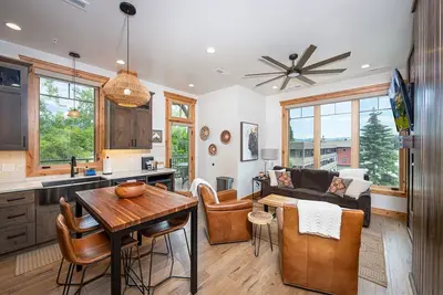 New Listing in Downtown Whitefish! Elegant 2br Luxury Condo with Covered Parking