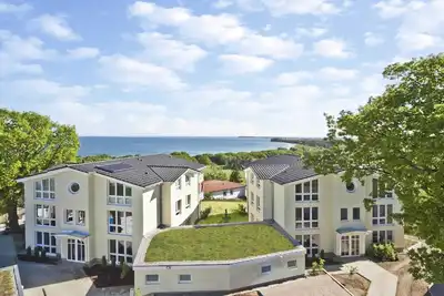 Image de Meeresblick Residenzen FeWo 67 deluxe: Balkon, Meerblick, Sauna- u. Schwimmbadnutzung