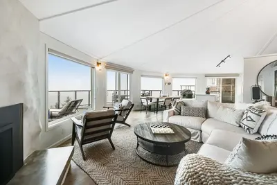 Gorgeous Ocean View Home with High-Speed WiFi, Gas Fireplace, and Private W/D