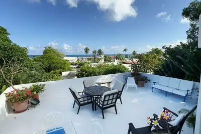 Beach view Ocean Park boho house