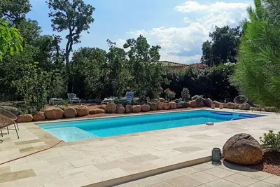 Image de Villa avec piscine chauffée entre les piscines naturelles du Cavu et Pinarellu