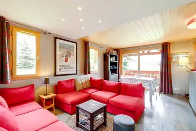 Image de Appartement charmant, vue sur pistes - 6 pers.