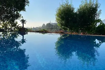 Image de \"Villa Riurau de Maria avec vue montagnes, piscine privée, terrasse, climatisation et Wi-Fi