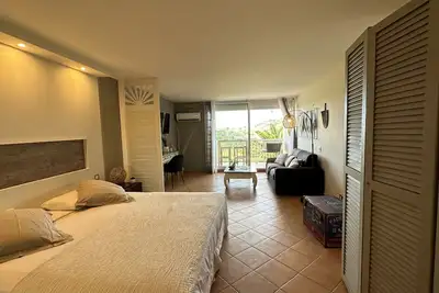 Image de Studio avec piscine et vue océan - 4217