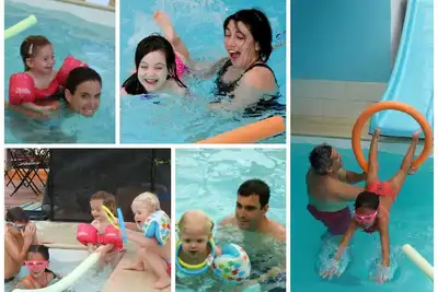 Image de Gite de groupe avec piscine couverte en campagne