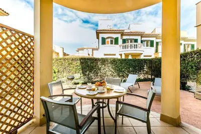 Maison de vacances Sa Ràpita pour 1 - 4 personnes avec 2 chambres à coucher - Maison jumelée