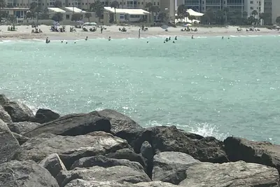 Beach Front Condo, Venice, Florida. 2 bedroom, 2 bath, heated pool.