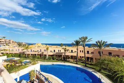 Image de Appartement Mojácar - vue mer et montagne, piscines, Wi-Fi, climatisation, grande terrasse & jardin