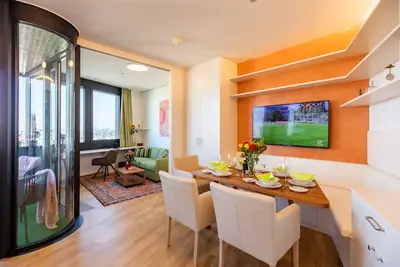 Image de Roof-top panorama suite with distant views over Vienna
