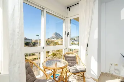 Image de Joli appartement avec piscine, climatisation, Wifi, Tv, balcon, vue panoramique et parking