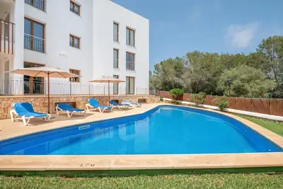 Image de Appartement \"Vaixell Primera Planta\", vue mer, piscine, Wi-Fi, clim, balcon, terrasse et jardin