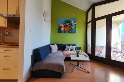 Image de Appartement 300m de la plage, vue sur la mer, air conditionné, parking