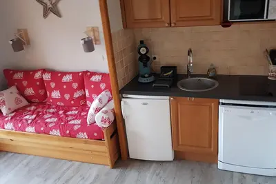 Image de Appartement classé 2** pour 4\/6pers avec balcon vue village et pistes