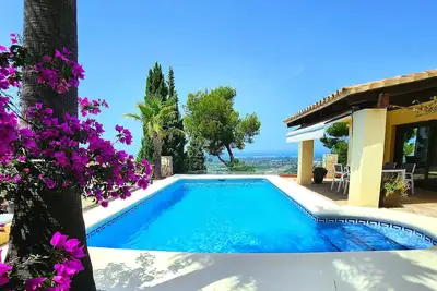 Image de Villa exclusive à La Sella Resortvue sur mer et montagne, piscine, Wi-Fi, A/C, terrasses et jardin