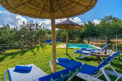 Maison de vacances privée avec Wifi, climatisation, piscine privée, Tv, terrasse, vue panoramique