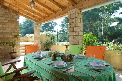 Image de Maison de vacances Paleokastritsa pour 1 - 6 personnes avec 3 chambres à coucher - Maison mitoyenne
