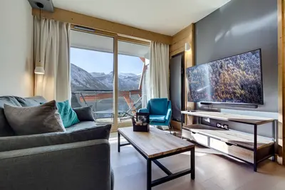 Image de Appartement moderne 5 pers. en centre-ville avec Wifi à Tignes