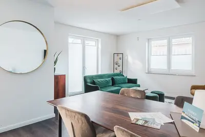 Modern accommodation close to the beach.