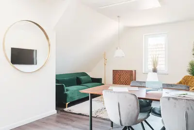 Modern accommodation close to the beach.