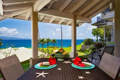 Image de Oceanfront gated Kapalua Bay Villa 23g1. Steps to beach!