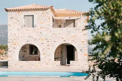 Image de Dione Villa 3: private pool - amazing sea view - traditional minimal stone villa