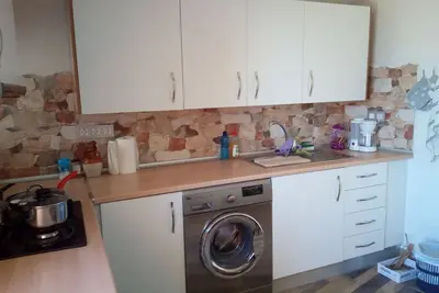Image de Chambre avec vue sur la mer et la montagne, cuisine troglodyte partagée