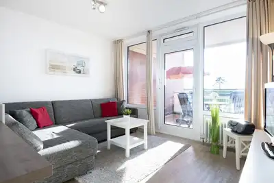 Vacation apartment Deichkind with side sea view in the Belvedere Grömitz